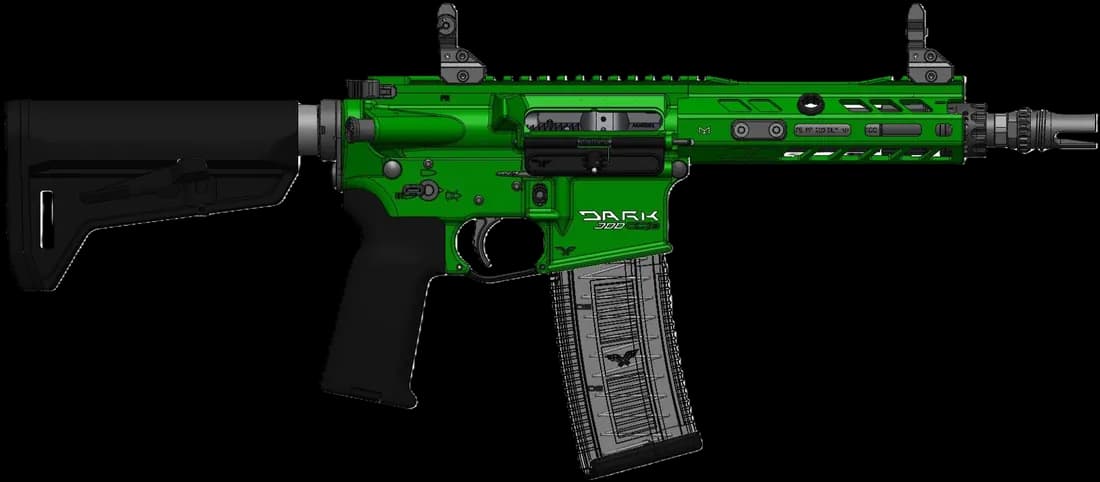 DARK 300 CQB — Cerakote Verde